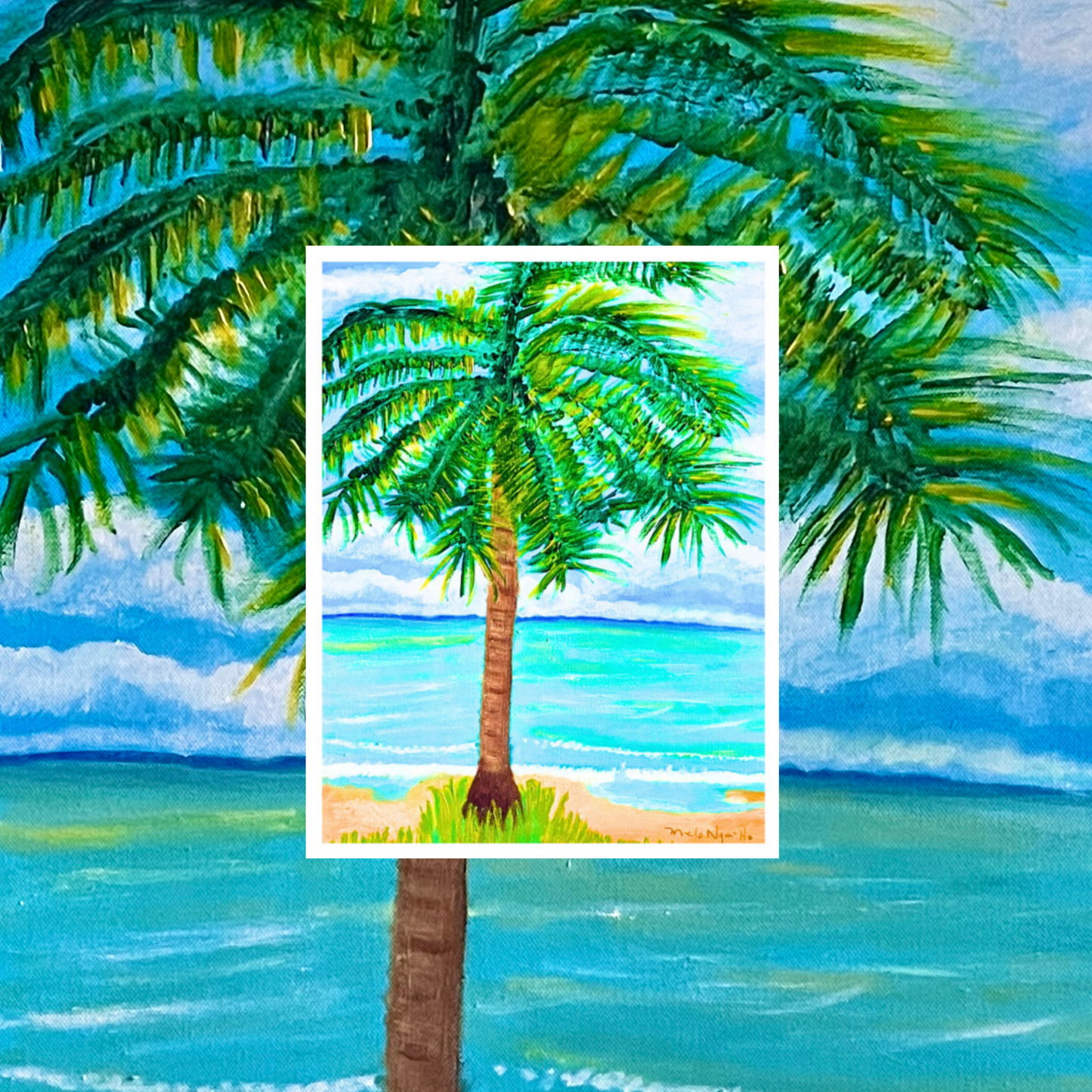 'I'M A PALM TREE' Art Print