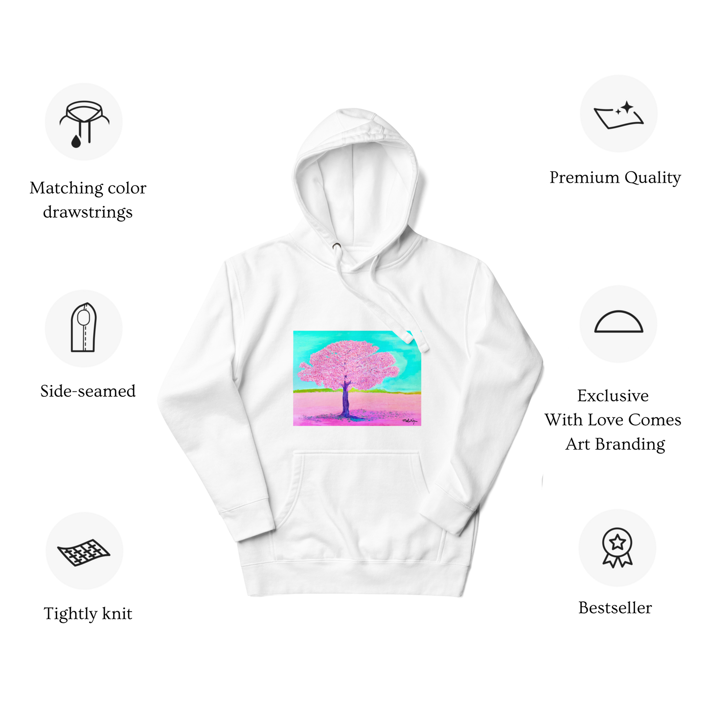 'LOST IN PINK' Oversized Hoodie