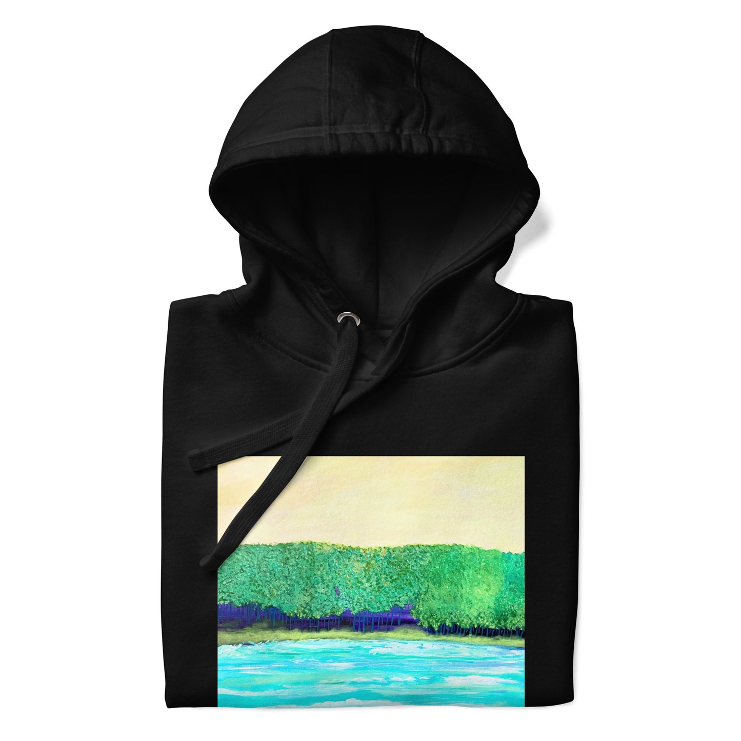 'LIFE IS LIKE A RIVER' Oversized Hoodie