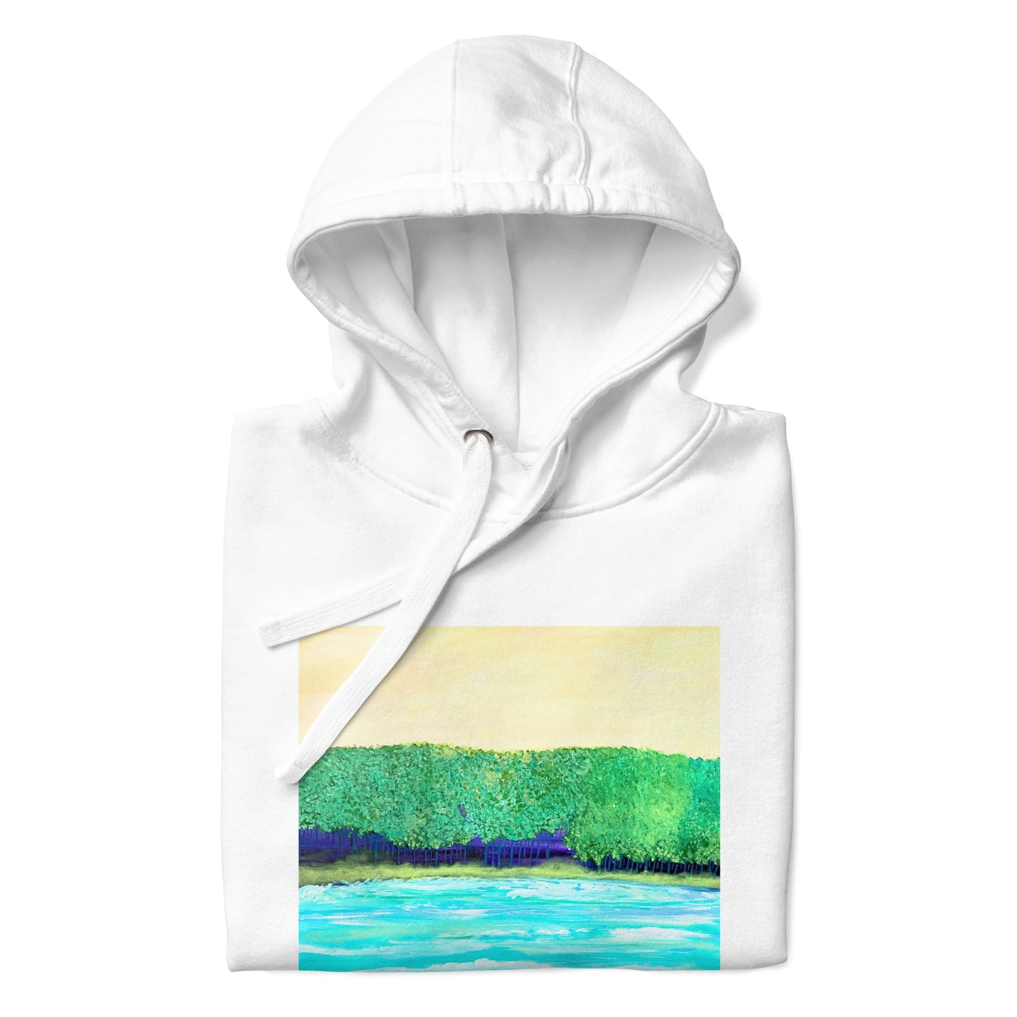 'LIFE IS LIKE A RIVER' Oversized Hoodie