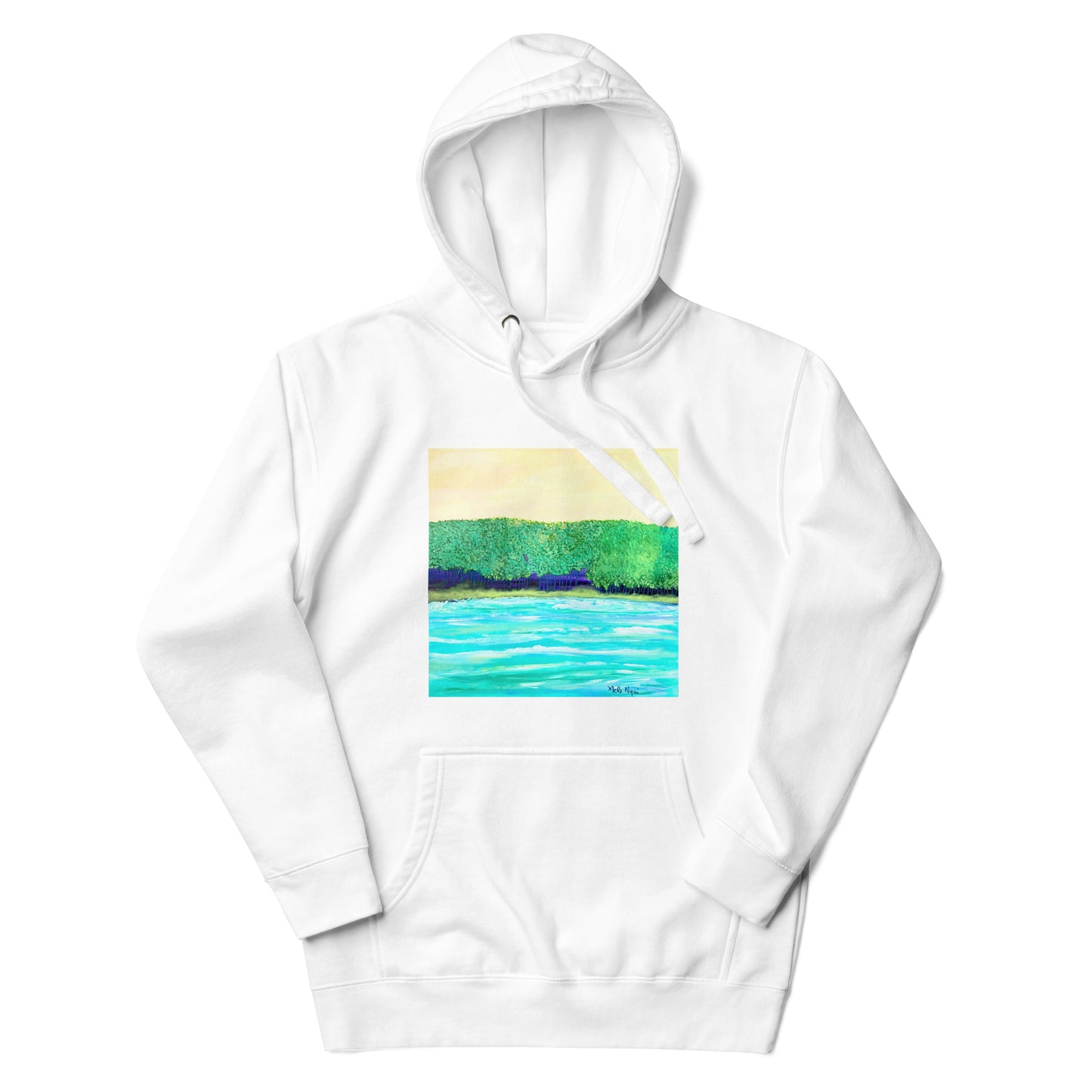 'LIFE IS LIKE A RIVER' Oversized Hoodie