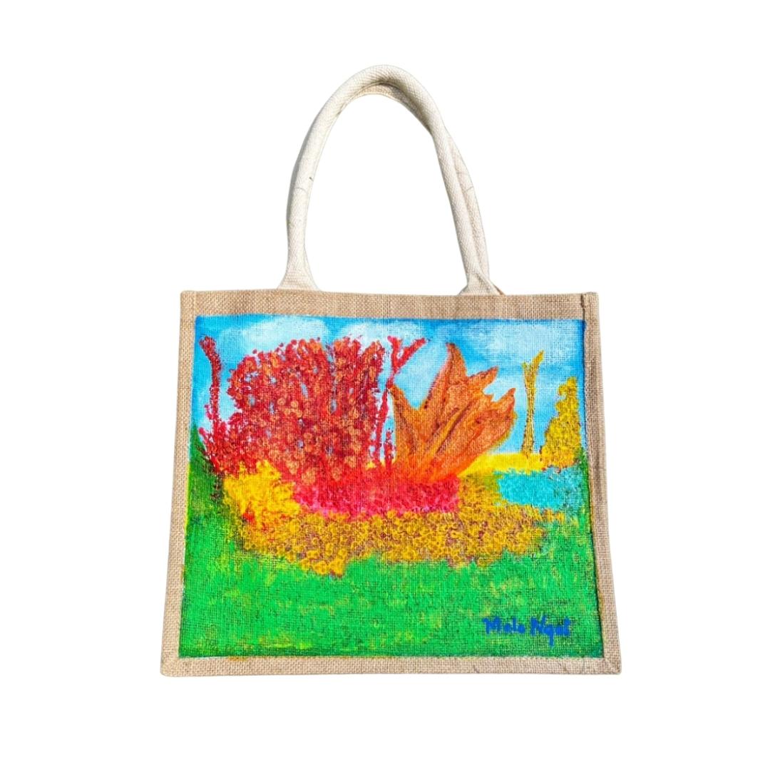 Follow Your Bliss Jute Bag